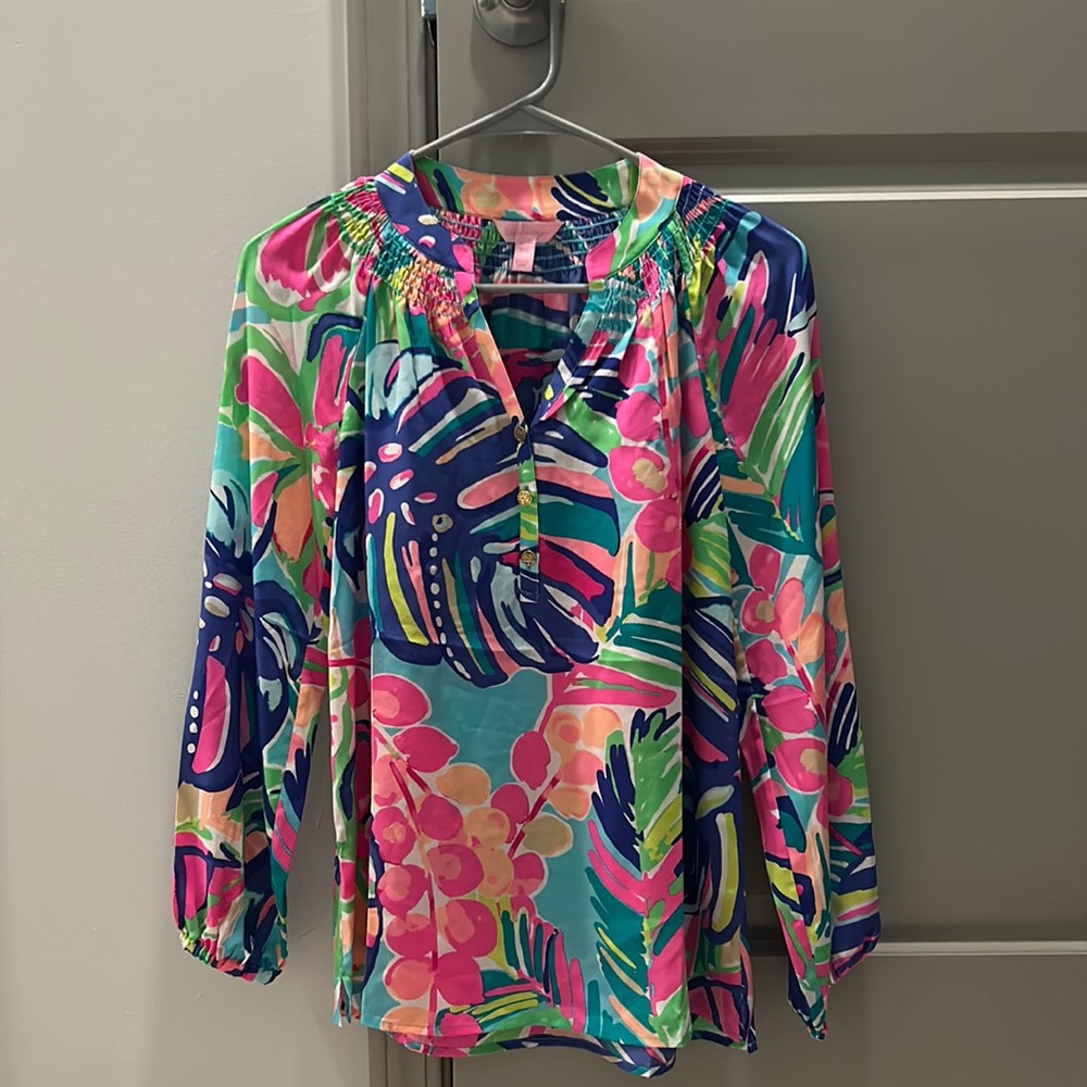 Lilly Pulitzer Silk Top